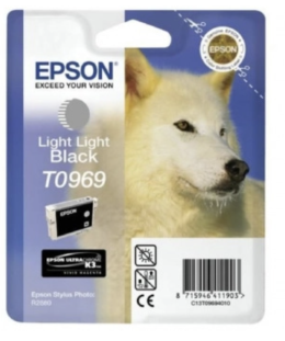 Картридж Epson T0969 Light Light Black Stylus Photo R2880(C13T09694010)