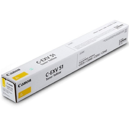 Картридж тонер жовтий для iRAC55XX C-EXV51 toner yellow (0484C002)