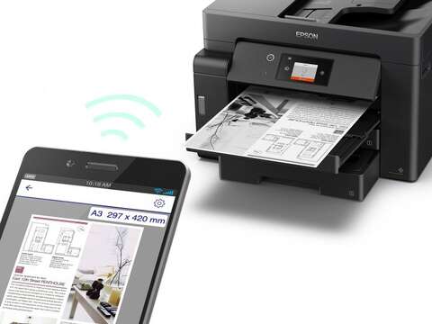 МФУ ink mono A3 Epson EcoTank M15140 32 ppm DADF Duplex USB Ethernet Wi-Fi Pigment (C11CJ41404)