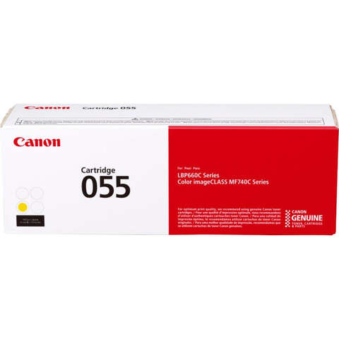 Картридж Canon 055 MF742/744/746, LBP663/664 Yellow (2100 стор) (3013C002)