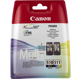 Набір картриджів PG510+CL511 PG-510+CL-511 MultiPack (2970B017)