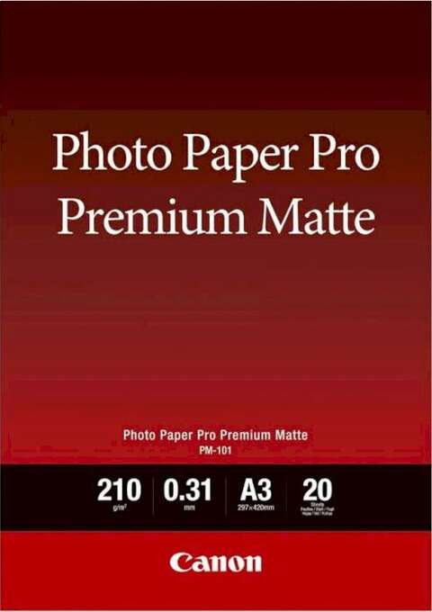 Папір Canon A3 Photo Paper Premium Matte PM-101 20 арк. (8657B006)
