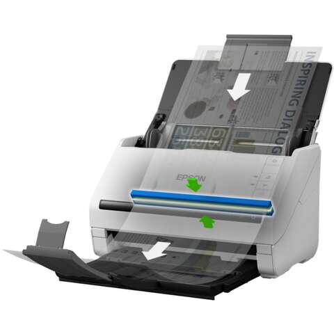 Сканер A4 Epson WorkForce DS-530II (B11B261401)