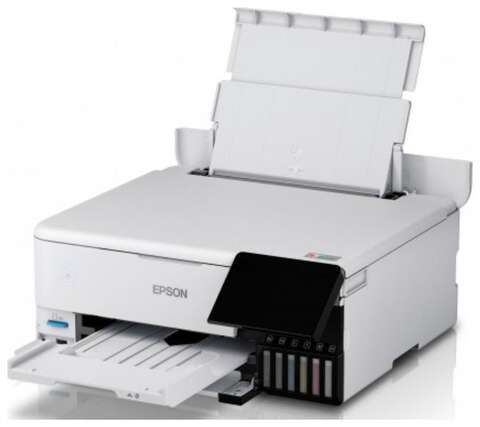 БФП ink color A4 Epson EcoTank L8160 32_32 ppm Duplex USB Ethernet Wi-Fi 6 inks Black Pigment (C11CJ20404)
