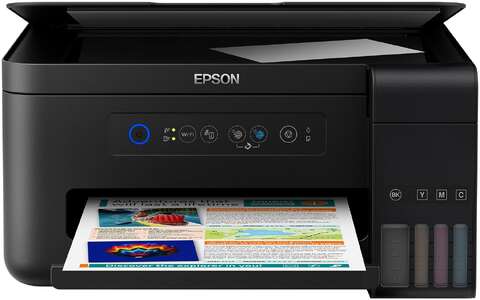 МФУ ink color A4 Epson EcoTank L4150 33_15 ppm USB Wi-Fi 4 inks Black Pigment (C11CG25403)