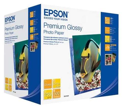 Папір Epson 100mmx150mm Premium Glossy Photo Paper, 500арк. (C13S041826)