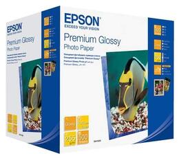 Папір Epson 100mmx150mm Premium Glossy Photo Paper, 500арк. (C13S041826)