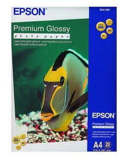 Папір Epson A4 Premium Glossy Photo Paper, 20арк. (C13S041287)