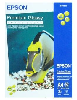 Папір Epson A4 Premium Glossy Photo Paper, 50арк. (C13S041624)