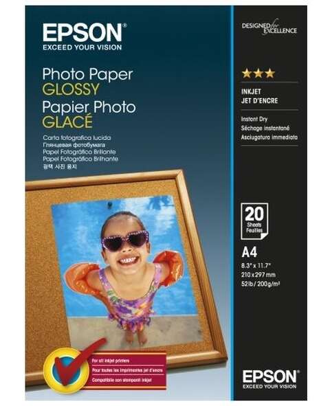 Epson A4 Glossy Photo Paper [20 л.]