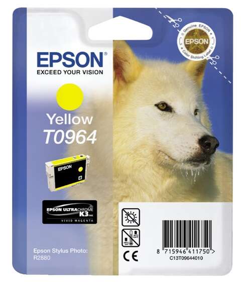 Картридж Epson T0964 Yellow Stylus Photo R2880 (C13T09644010)