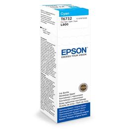 Контейнер с чернилами Epson L800 cyan (C13T67324A)
