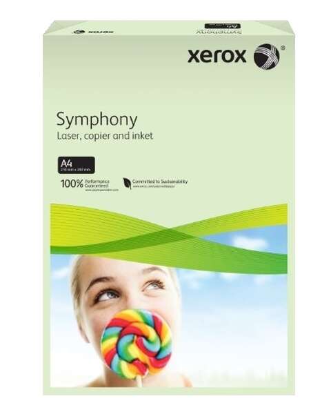 Бумага Xerox цветная SYMPHONY Pastel Green (80) A4 500л. (003R93965)