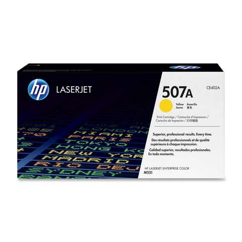 Картридж HP 507A CLJ M551/M570/M575 Yellow (6000 стор) (CE402A)