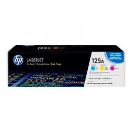 Картридж HP 125A CLJ CP1215/CP1515 (CB541A, CB542A, CB543A) CYM (3*1400 стр) Тройная упаковка (CF373AM)