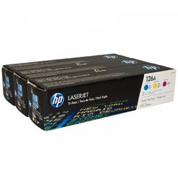 Картридж HP 126A CLJ CP1025/M175/M275 (CE311A,CE312A,CE313A) CYM (3*1000 стр) Тройная упаковка (CF341A)