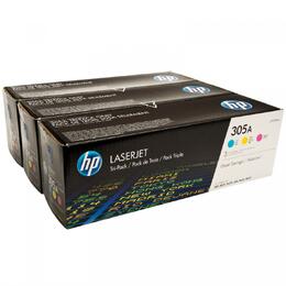 Картридж HP 305A CLJ M351/M375/M475/M451 (CE411A,CE412A,CE413A) CYM (3*2600 стр) Тройная упаковка (CF370AM)