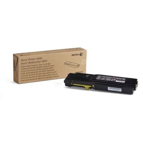 Тонер картридж Xerox PH6600/WC6605 Yellow (6000 стр) (106R02235)