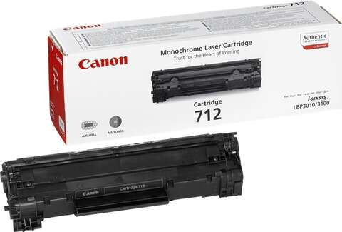 Картридж Canon 712 Black (1870B002) для LBP3010/3100
