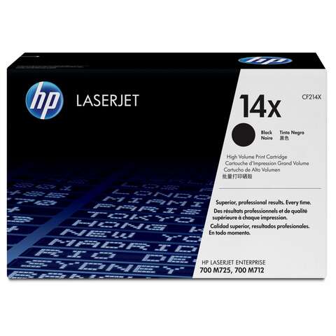 Картридж HP 14X LJ M712/M725 Black (17500 стр) (CF214X)