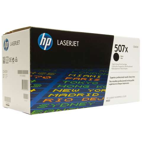 Картридж HP 507X CLJ M551/M570/M575 Black (11000 стор) (CE400X)