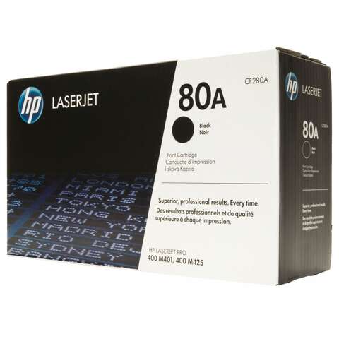 Картридж HP 80A LJ M425/M401 Black (2700 стр) (CF280A)