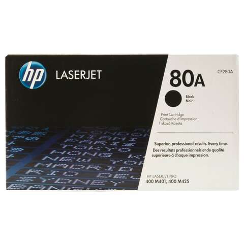 Картридж HP 80A LJ M425/M401 Black (2700 стор) (CF280A)