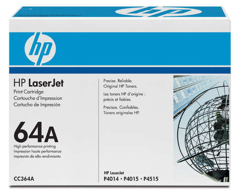 Картридж HP 64A LJ P4014/4015/P4515 Black (10000 стор) (CC364A)