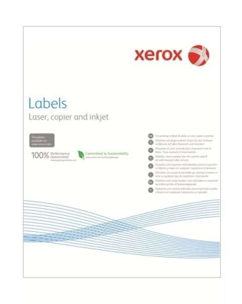 Наклейка Xerox Mono Laser 36UP (прямі кути) 70x24mm 100арк. (003R97411)