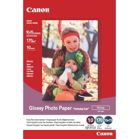 Canon 10x15 Photo Paper Glossy GP-501, 10 л.