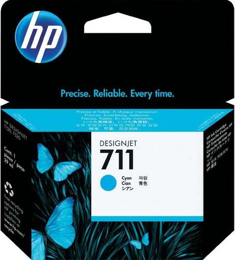 Картридж HP 711 DesignJet T120/T125/T130/T520 Cyan (CZ130A)