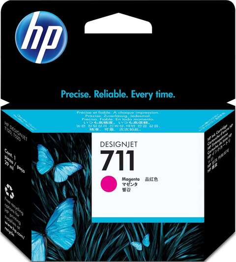Картридж HP No.711 DesignJet T120/T125/T130/T520 Magenta (CZ131A)