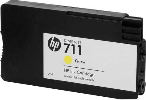 Картридж HP DJ No.711 DesignJet 120/520 3-Pack Yellow (CZ136A)