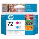 Друкуюча голівка HP No.72 DJ T610/T1100/T790 Magenta, Cyan (C9383A)