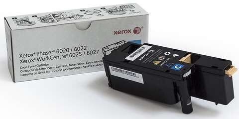 Картридж Xerox PH6020/6022/WC6025/6027 Cyan (1000 стр) (106R02760)