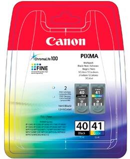 Комплект Canon No.40: Картридж Canon PG-40Bk/CL-41 кольор. Multi Pack (0615B043)