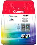 Комплект Canon No.40: Картридж Canon PG-40Bk/CL-41 кольор. Multi Pack (0615B043)