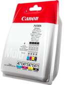 Комплект Canon No.471: Картридж Canon CLI-471 Cyan/Magenta/Yellow/Black Multi Pack (0401C004)