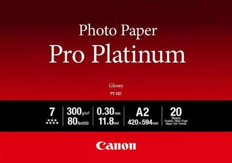 Бумага Canon A2 Pro Platinum Photo Paper PT-101 A2 20л (2768B067)