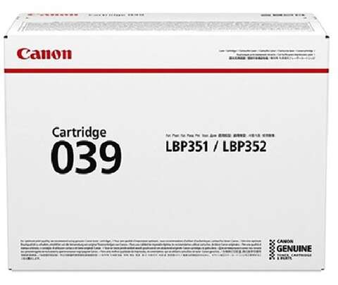 Картридж Canon 039 LBP351/352 Black (11000 стр) (0287C001)