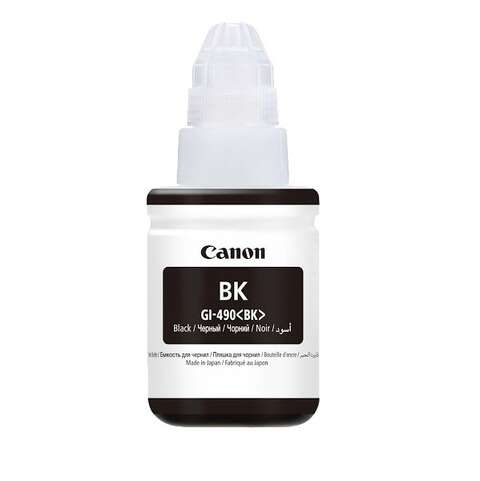Чорнило Canon GI-490 PIXMA G1400/G2400/G3400 Black 135ml (0663C001)
