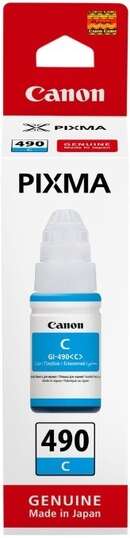 Чорнило Canon GI-490 PIXMA G1400/G2400/G3400 Cyan 70ml (0664C001)