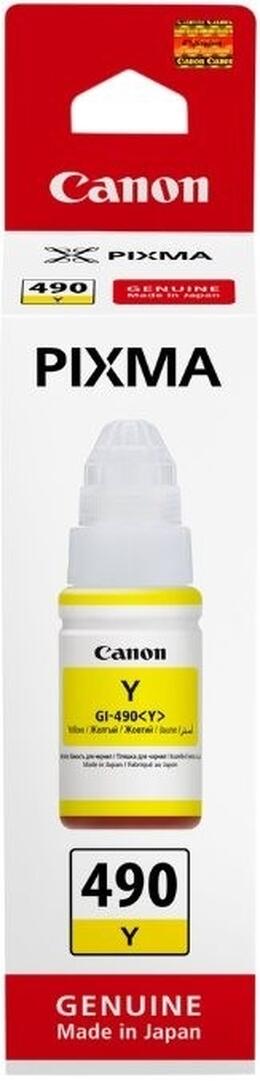 Чорнило Canon GI-490 PIXMA G1400/G2400/G3400 Yellow 70ml (0666C001)