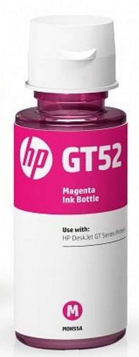 Чернила HP GT52 DJ5810/5820, Ink Tank 115/315/319/410/415/419, Smart Tank 500/515/530/615/670/720/750/790 Magenta  (8000 стр) (M0H55AE)