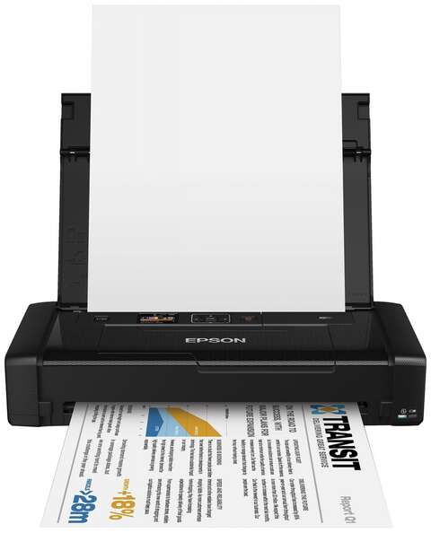 Принтер A4 Epson WorkForce WF-100W мобільний  USB  Wi-Fi 4 кольори :: C11CE05403