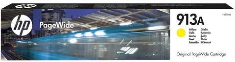 Картридж HP No.913A PageWide 352/377/452/477 Yellow (3000 стр) (F6T79AE)