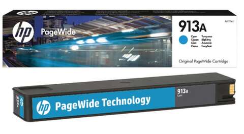 Картридж HP No.913A PageWide 352/377/452/477 Cyan (3000 стор) (F6T77AE)