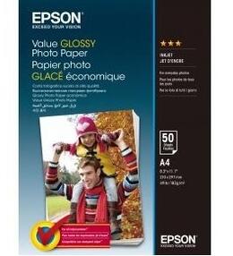 Папір Epson A4 Value Glossy Photo Paper 50 арк (C13S400036)