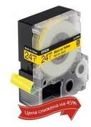 Картридж с лентой Epson LK6YBP принтеров LW-700 Pastel Blk/Yell 24mm/9m (C53S656005)