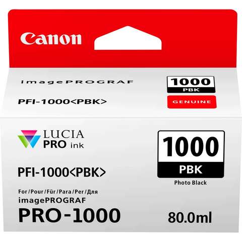 Чорнильниця Canon PFI-1000PBK (Photo Black) (0546C001)